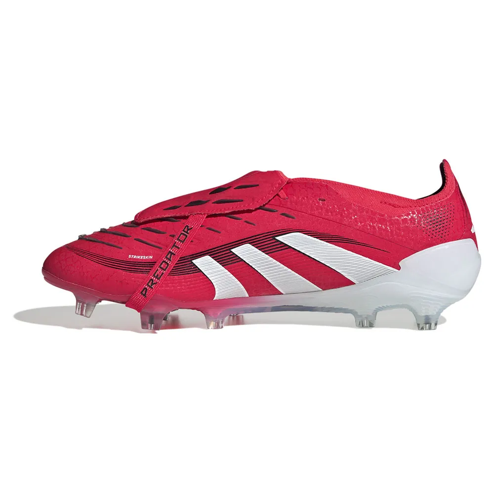 Футбольные бутсы adidas Predator Elite Fold Over Tongue FG, красный — фото 3