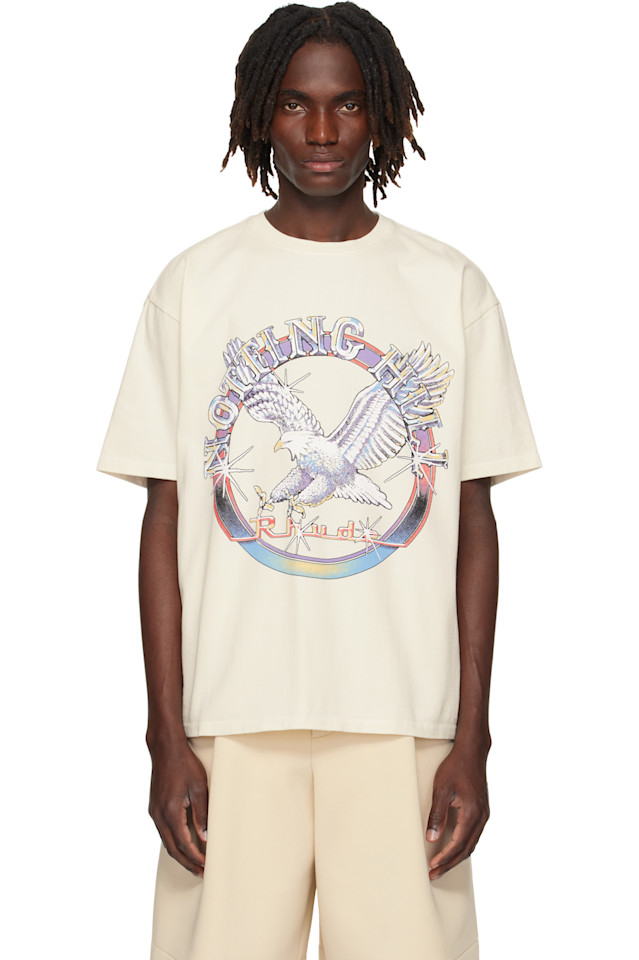 

Футболка Notting Hill с орлом Rhude, белый