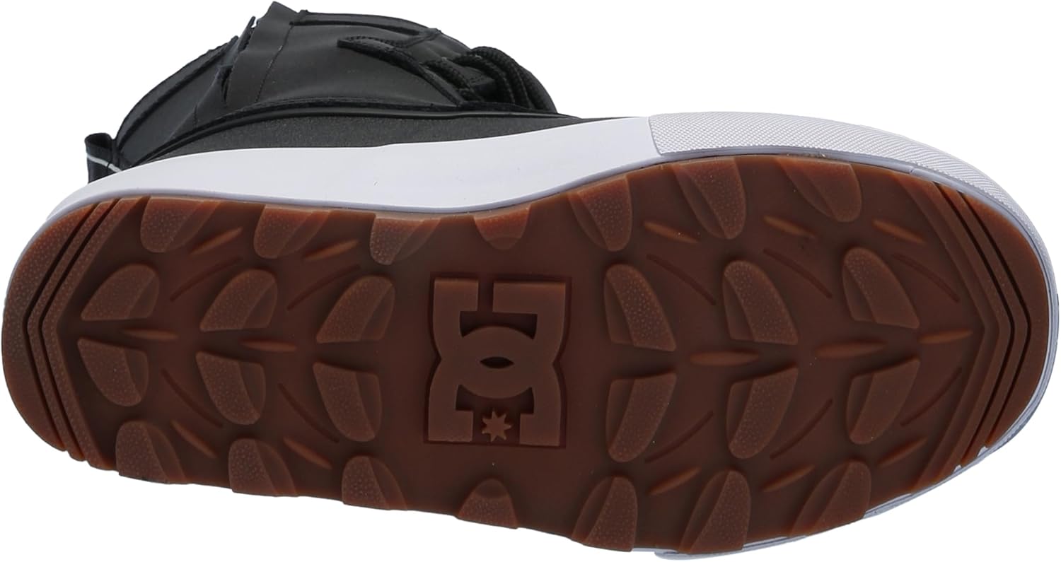 Мужские зимние повседневные ботинки DC Shoes Reach с высоким верхом, белый/черный — фото 4