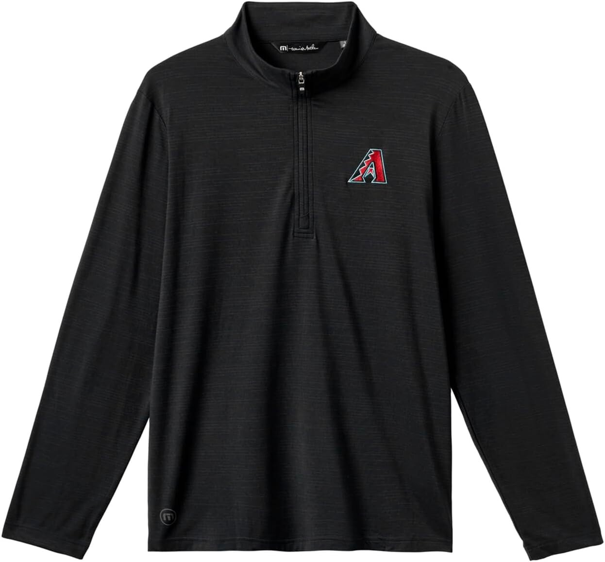 

Толстовка TravisMathew Arizona Diamondbacks The Heater 1/4 Zip, черный