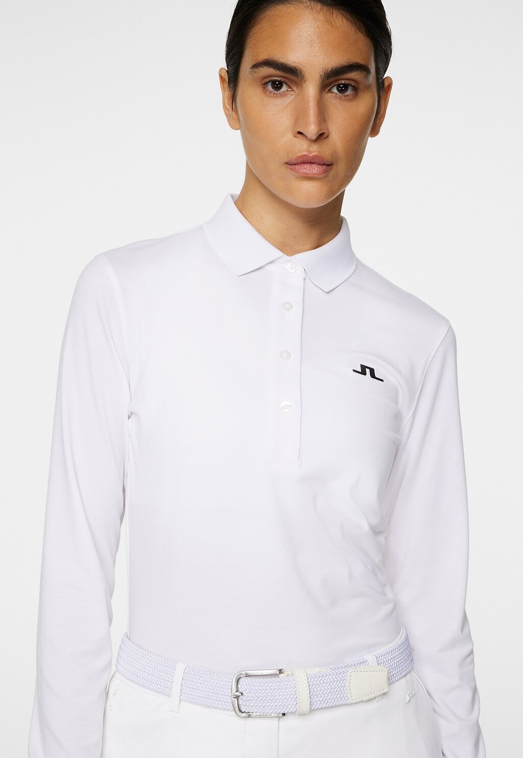 

Рубашка поло LONG SLEEVE J.LINDEBERG Sports, белый
