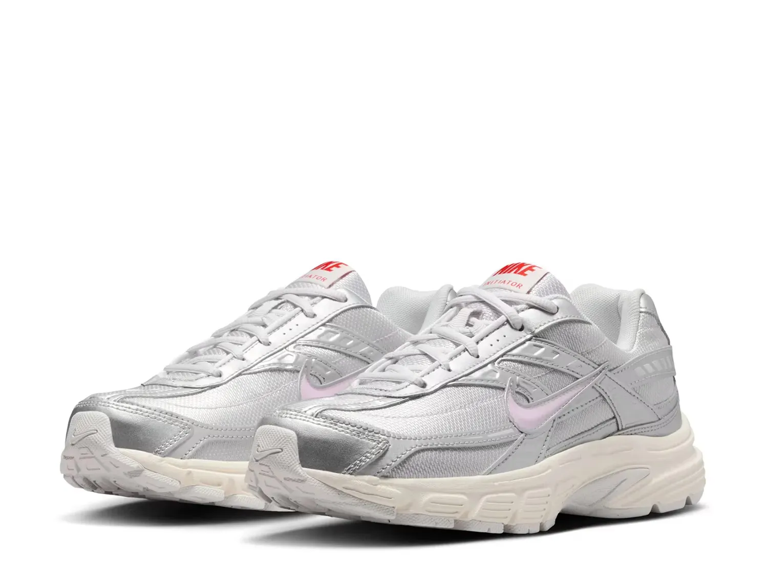 Женские кроссовки - Initiator Nike, Grey/Pink — фото 3
