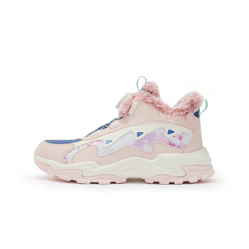 

Противоскользящая износостойкая детская хлопковая обувь для подростков XTEP, розовый/синий/фиолетовый