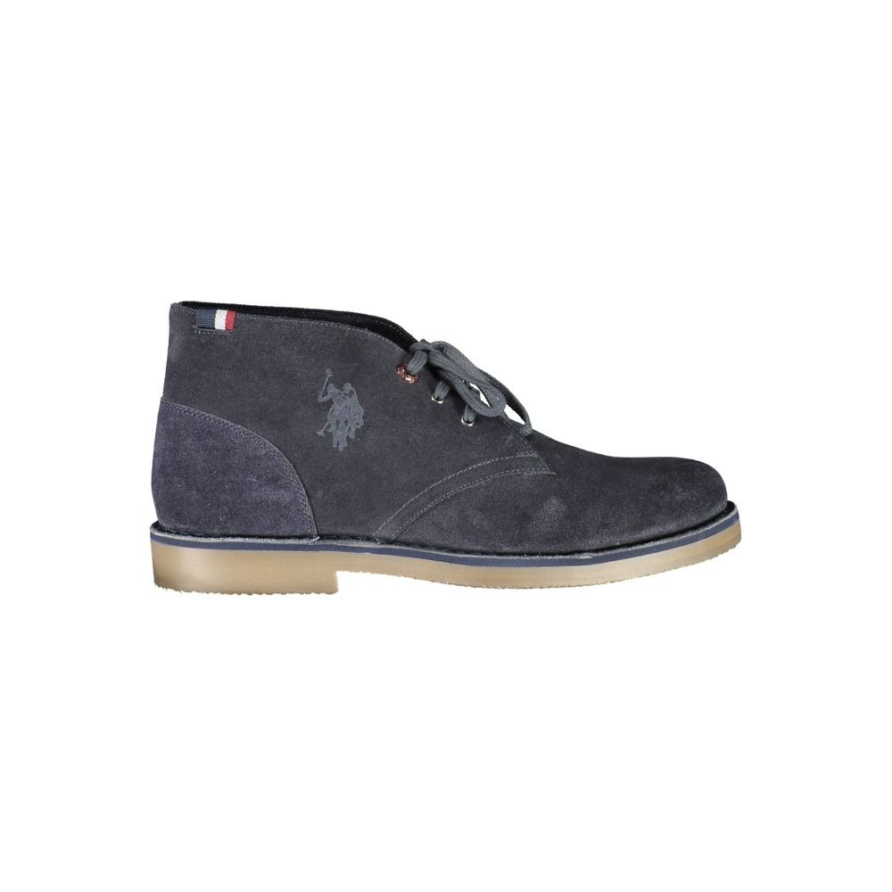 

Синие кожаные мужские ботильоны U.S. Polo Assn.