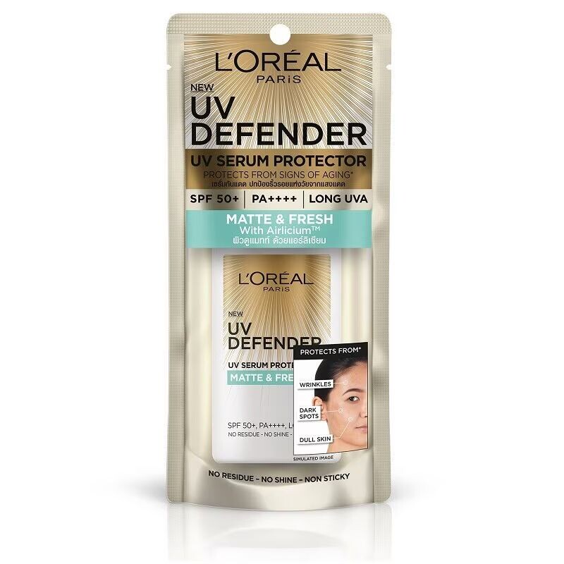 

L'Oreal L'oreal Paris UV Defender Matte Fresh SPF50+ PA++++ Long UVA 50 мл, White