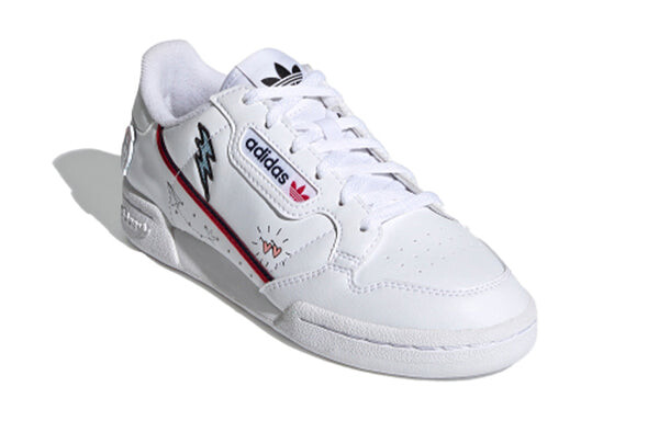 Кроссовки оригинальные континентальные 80 j Adidas, белый — фото 3