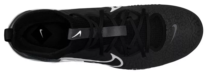 Мужские металлические бейсбольные бутсы Nike Alpha Huarache NXT, черный/белый/серый — фото 4