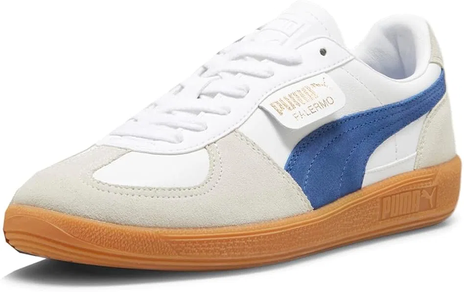 Мужские кроссовки PUMA Palermo, Puma White Vapor Gray Clyde Royal — фото 2