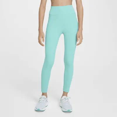 

Леггинсы Nike One, цвет Green Frost/White