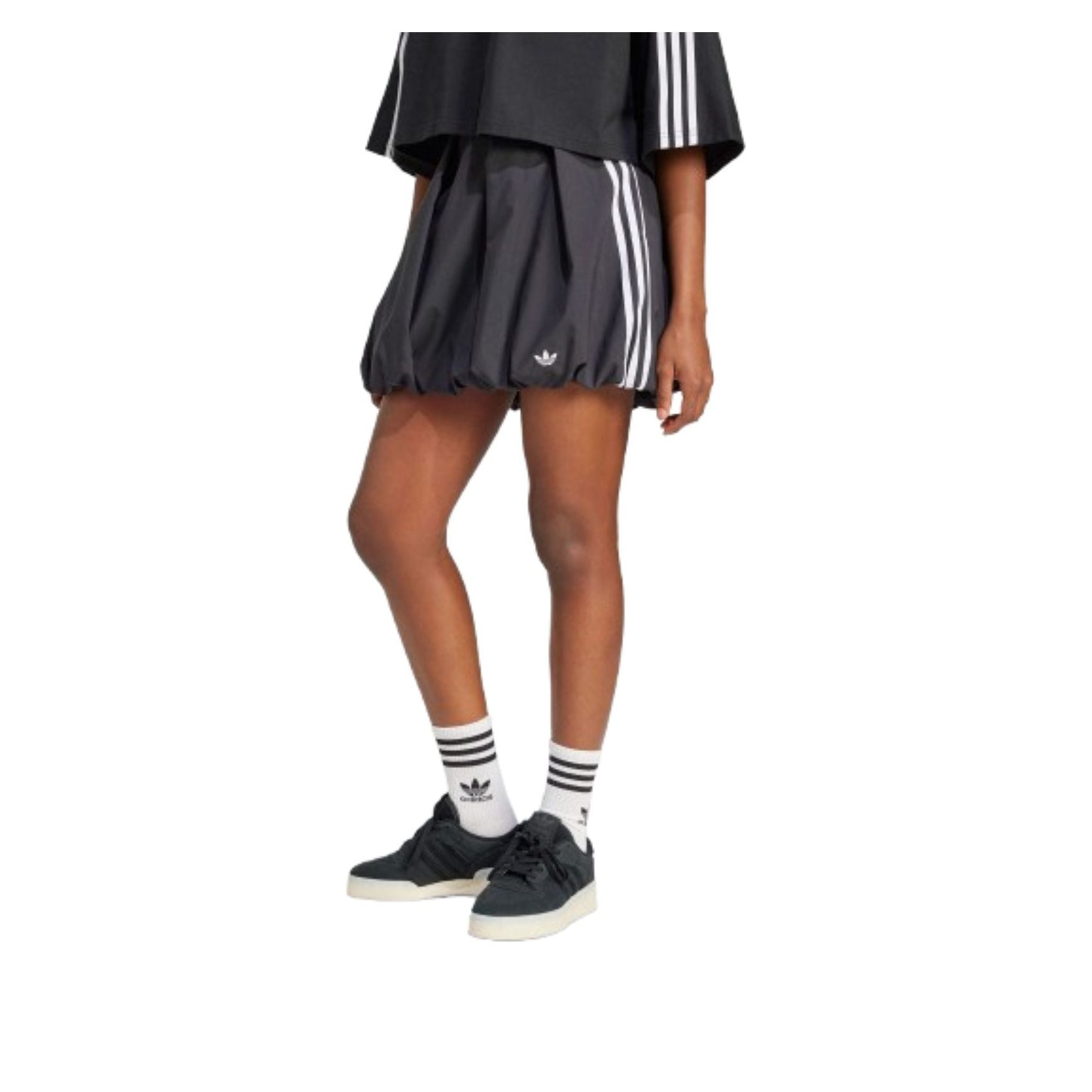 (WMNS) Юбка-баллон Adidas Adilenium Season 3 'Черно-белая' — фото 2