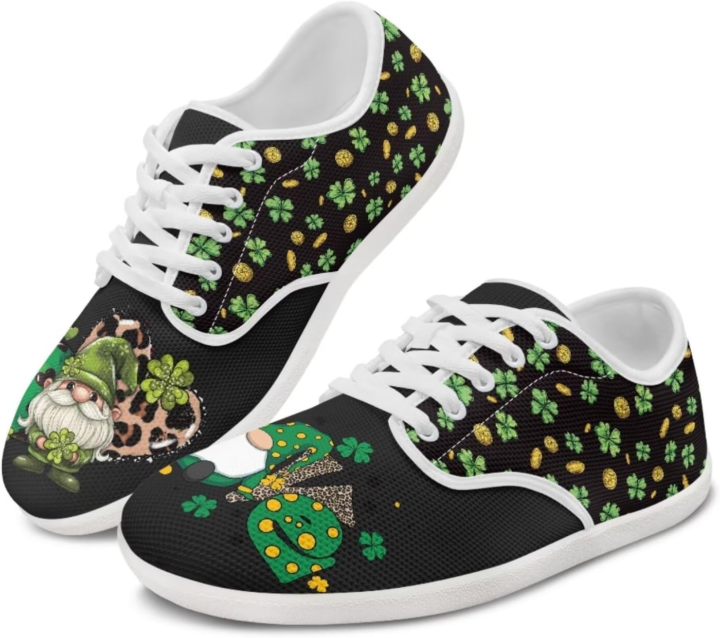 

Женские повседневные туфли на День Святого Патрика, деловые балетки, кроссовки для прогулок, путешествий и работы, деловые мокасины Ecaestolph, зеленый