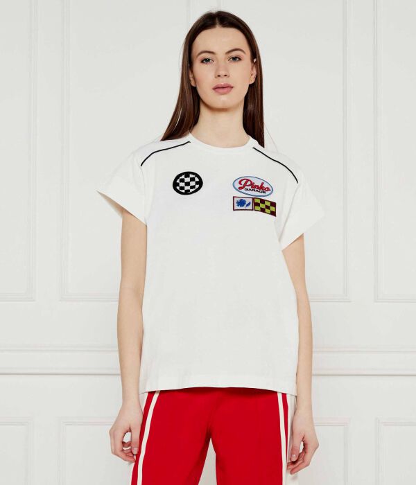 

Футболка Рэндал Regular fit Pinko, белый