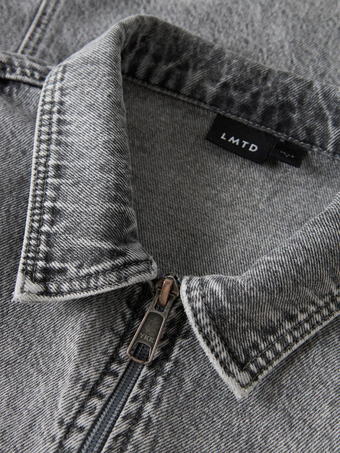 Джинсовая куртка, деним Light Grey Denim, Name it, светло-серый деним — фото 4