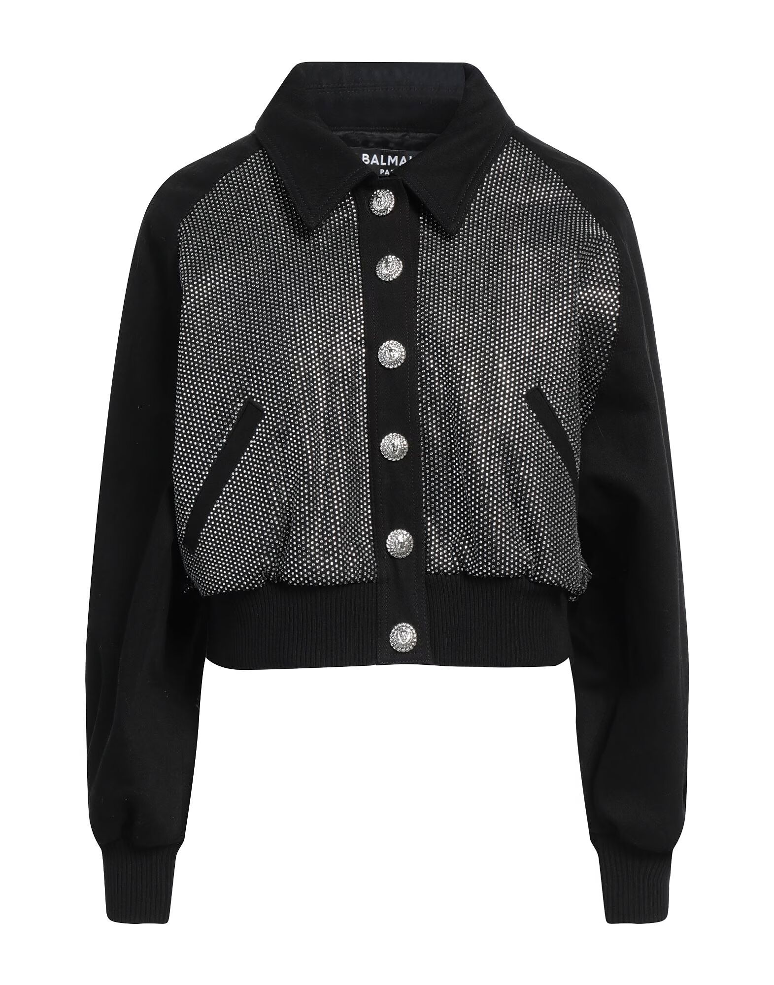 

Джинсовая куртка Balmain, черный