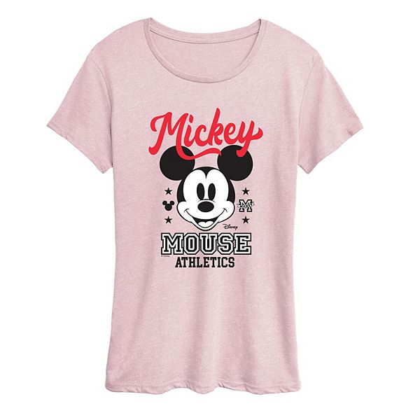 

Женская футболка Mickey Mouse Athletics Disney, Heather Pink, Розовый, Женская футболка Mickey Mouse Athletics Disney, Heather Pink