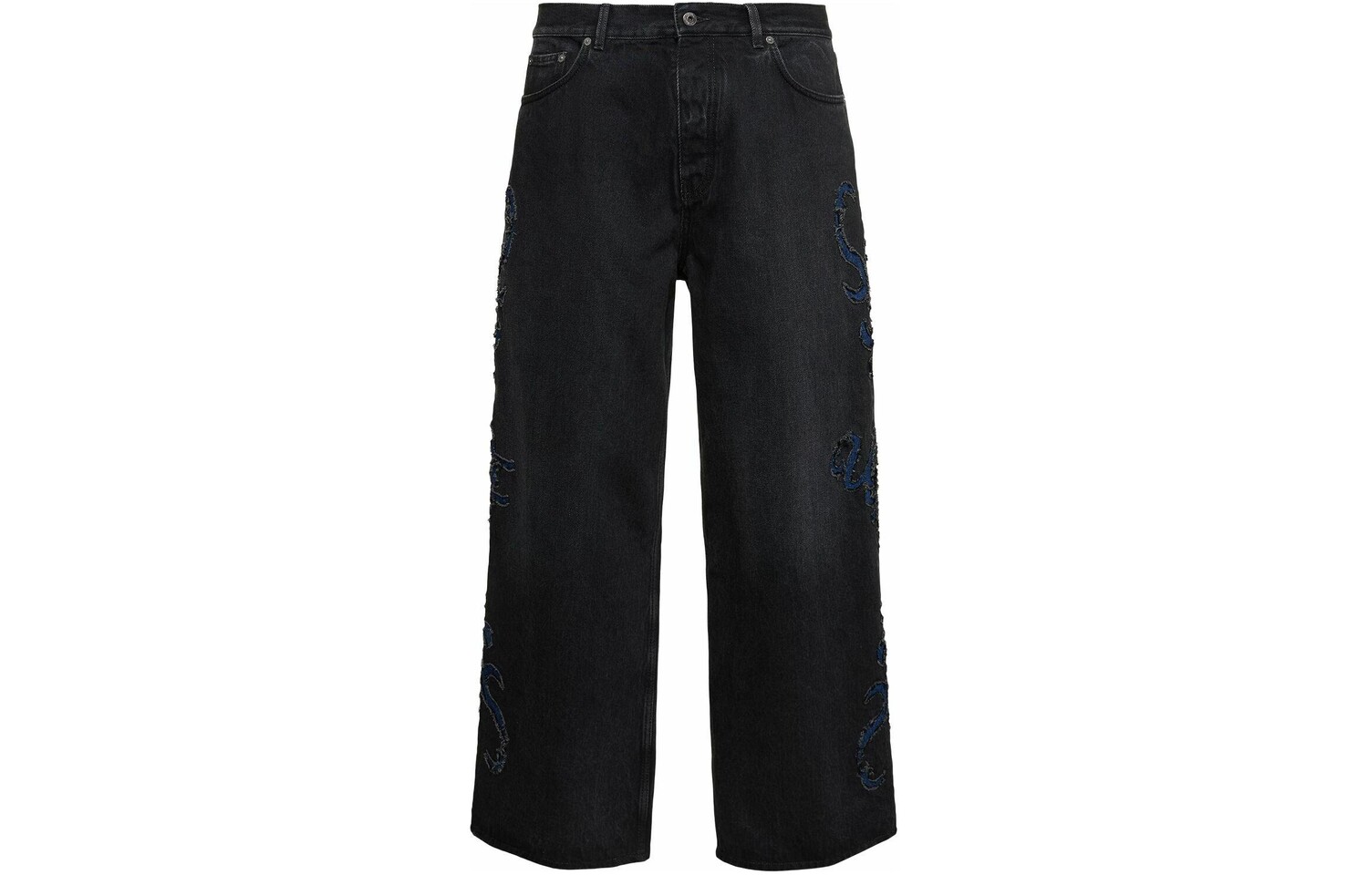 

OFF-WHITE Мужские джинсы, цвет Black