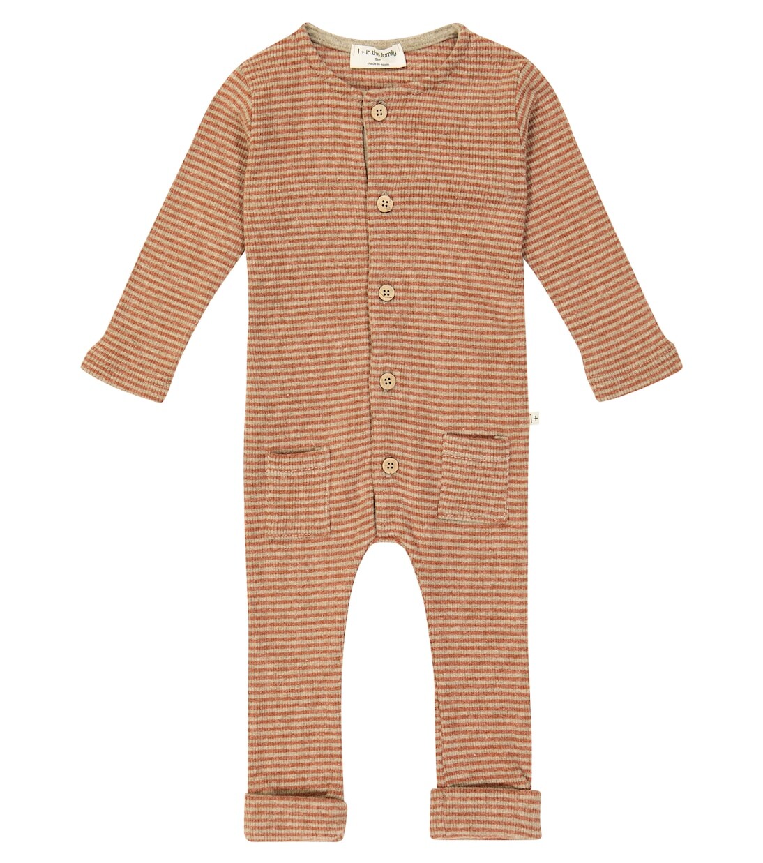 

Комбинезон из смесового хлопка в полоску baby zabar 1 + In The Family, мультиколор