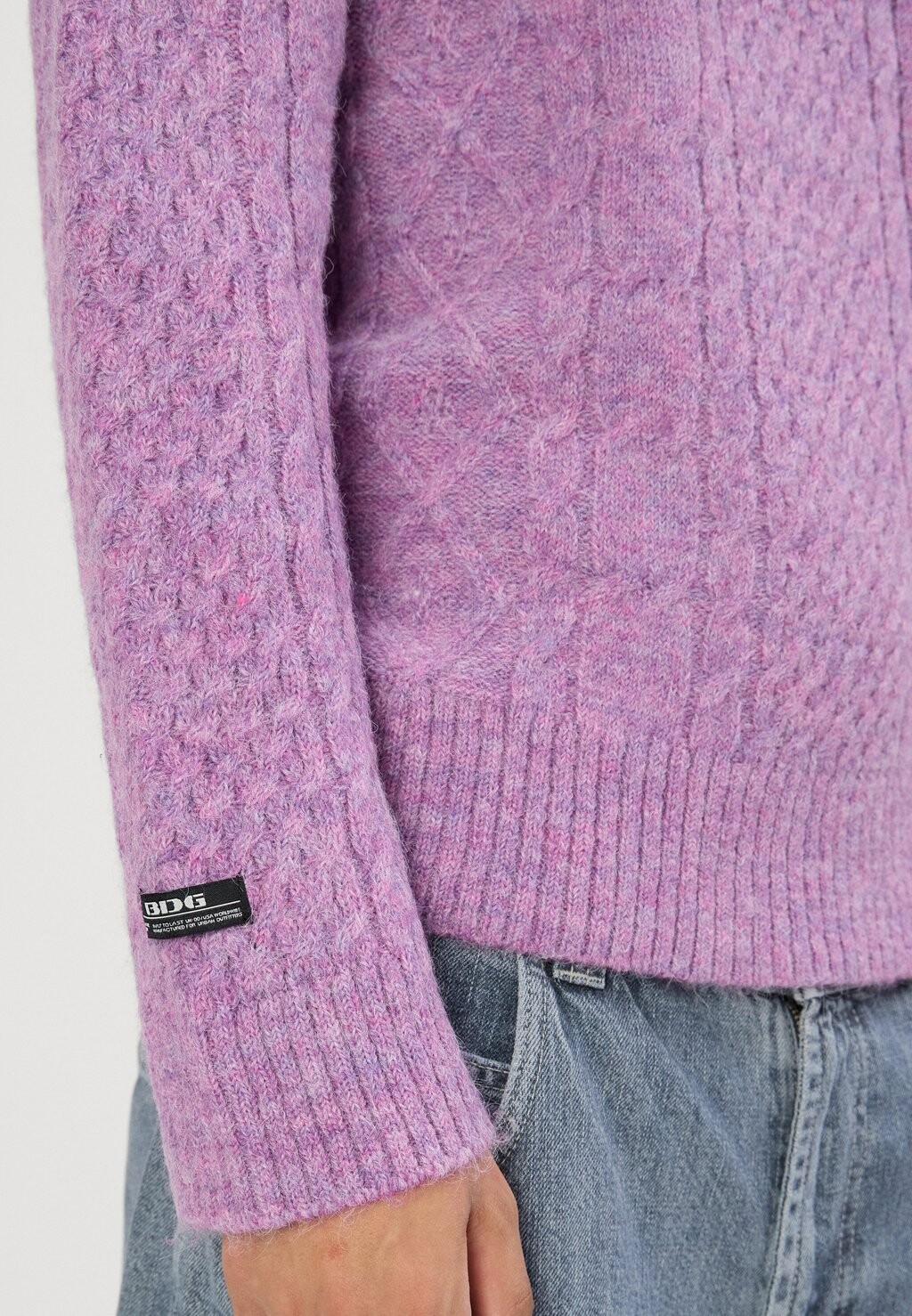 

Джемпер TRUE FLUFFY BDG Urban Outfitters, фиолетовый