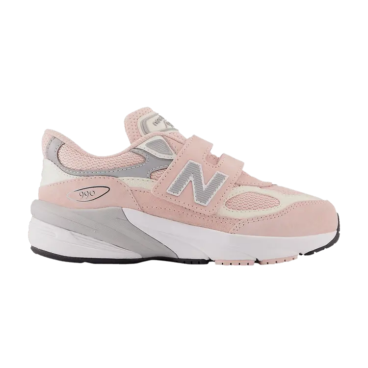 

Кроссовки New Balance 990v6 Hook & Loop Little Kid 'Pink Haze', розовый