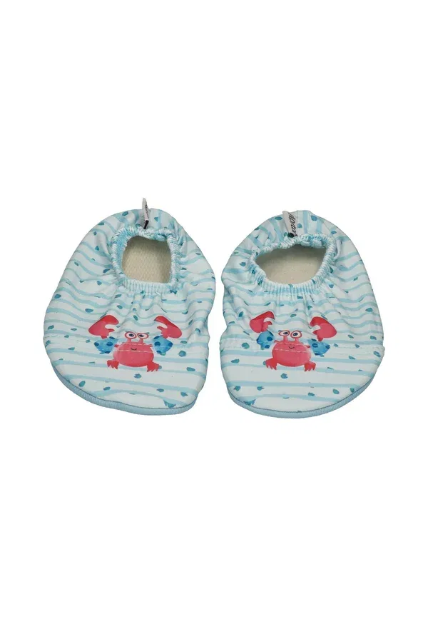 Детские домашние тапочки-сланцы Krebs Türkis Slippers Slipstop, Jimmy, бирюзовый — фото 3