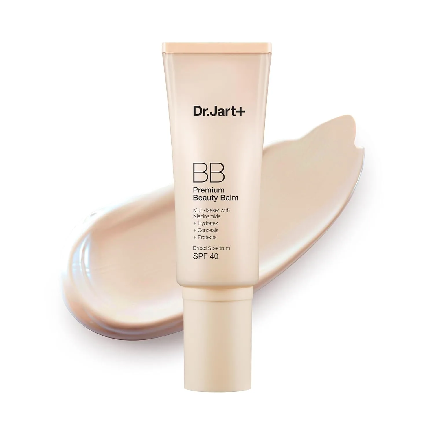 Dr.Jart+ Premium BB Корейский тонирующий увлажняющий крем с SPF 40 и ниацинамидом | BB-крем | Тонирующий крем | Корейская косметика, 1,35 жидких унций, 01 - Fair