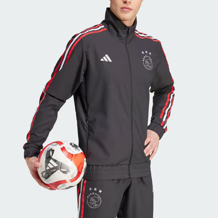 Ajax Amsterdam куртка мужская черная Adidas, черный — фото 2