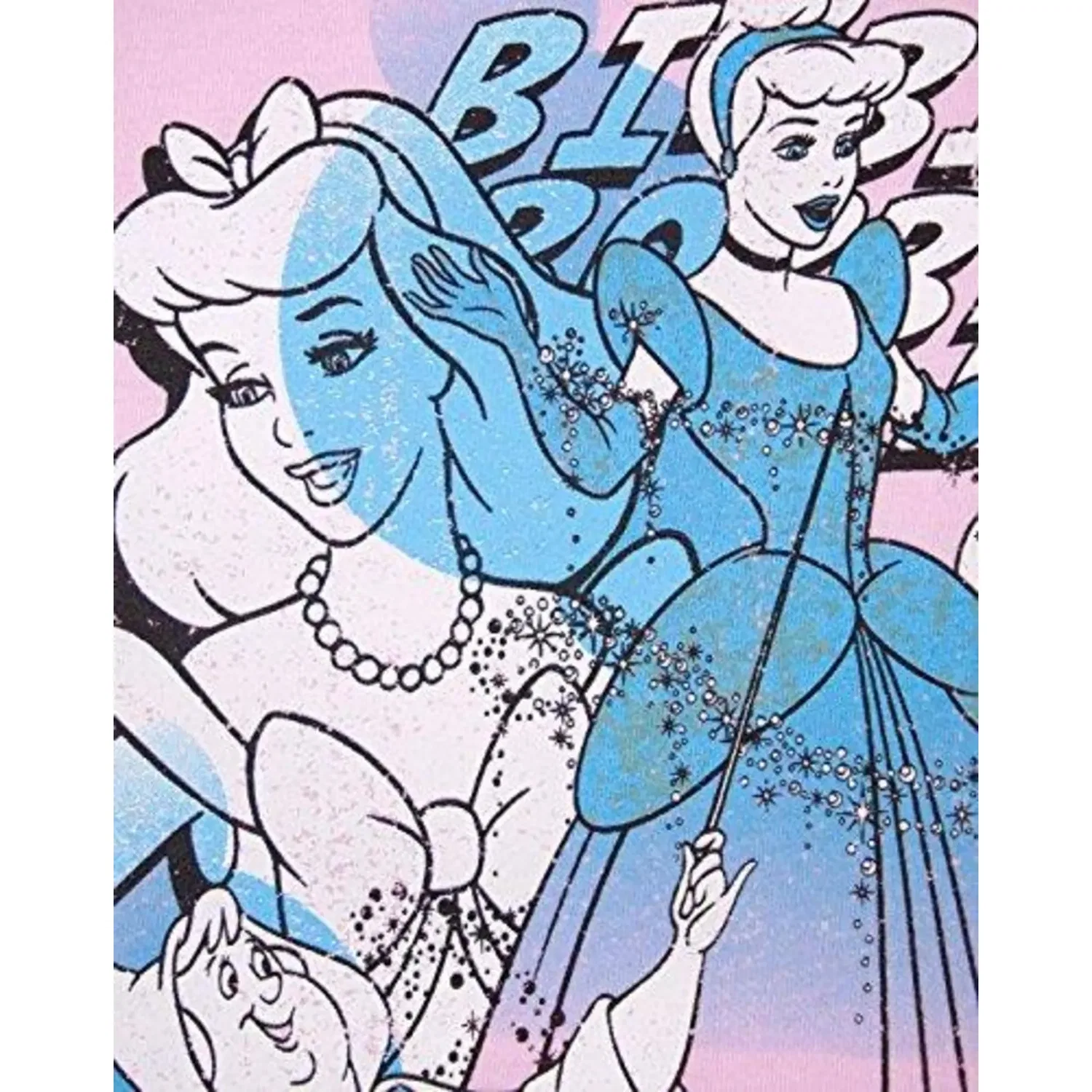 Футболка детская Cinderella Bibbidi Bobbidi Boo Disney, розовый — фото 3