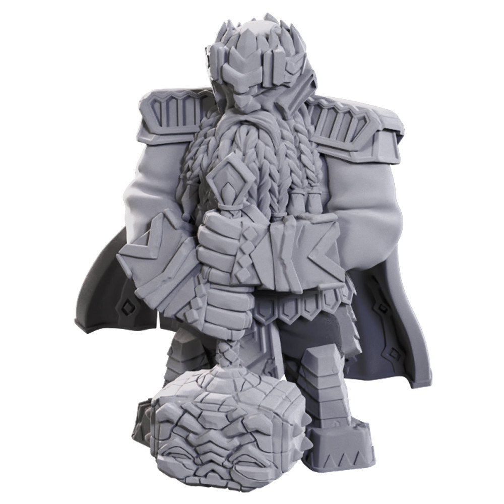 

Миниатюра WizKids/NECA Pathfinder Battles Deep Cuts Unpainted Minis: W23 Male Dwarf Champion (High Level)