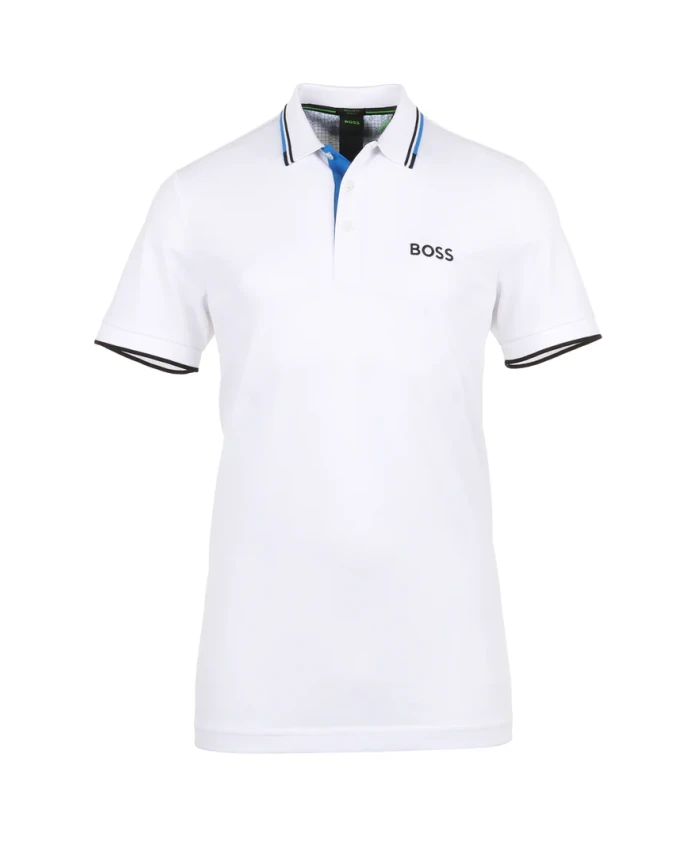 

Полосатая рубашка-поло из ткани s.cafãâ Hugo, бежевый