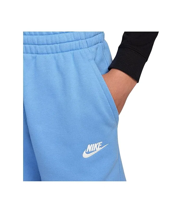 Шорты французский терр Nike Kids Club Fleece, University Blue/White — фото 4