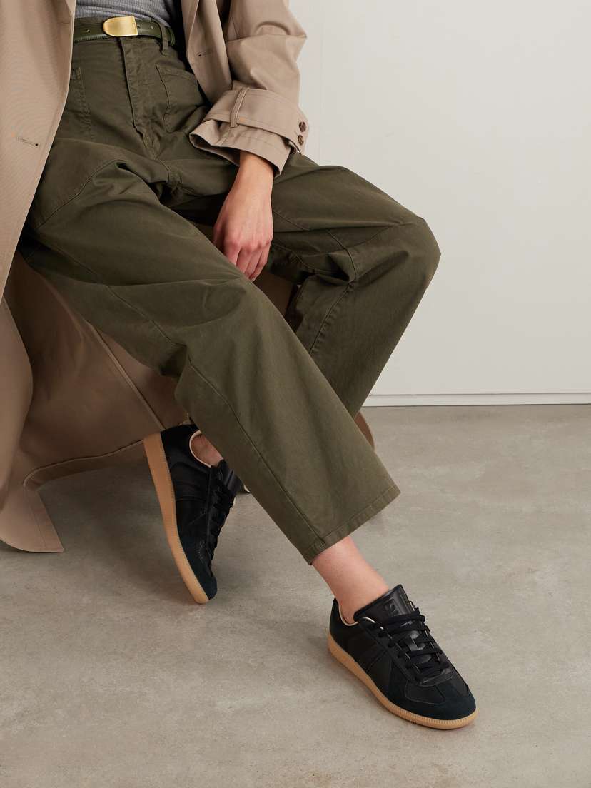 Кроссовки BW Army Lux из потрескавшейся кожи с замшевой отделкой Adidas Originals, черный — фото 2