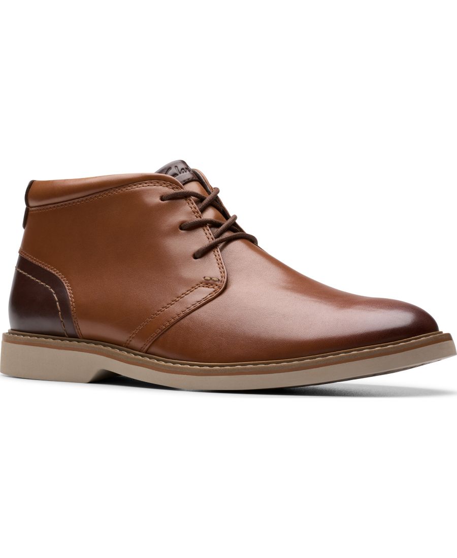 

Мужские ботинки Radcliff Mid из коллекции Clarks, Dark tan leather