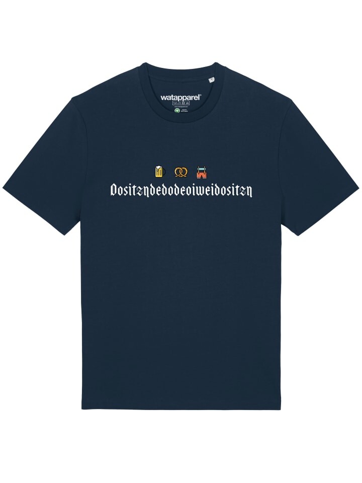 

Футболка wat Apparel, темно-синий