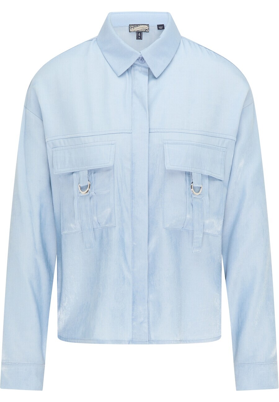 

Рубашка DreiMaster Vintage Blouse, светло-синий