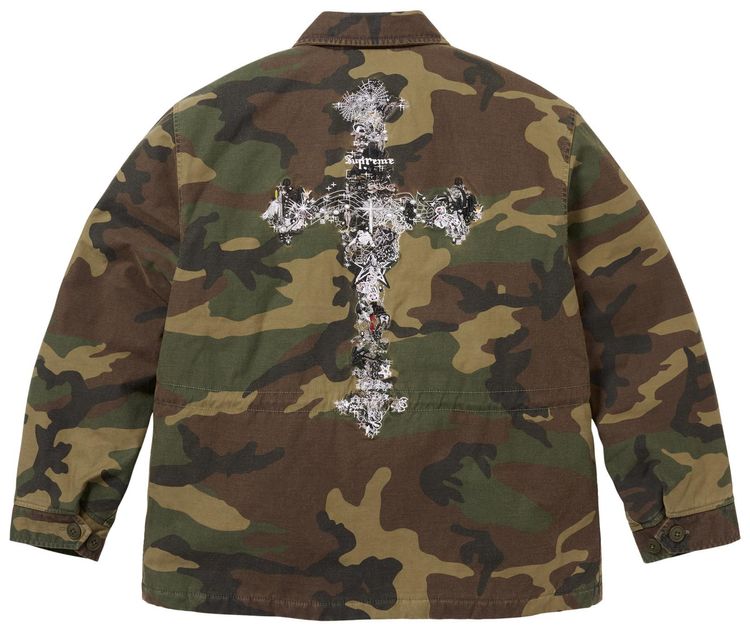 Куртка Supreme Aoi Cross M52, зеленый — фото 2