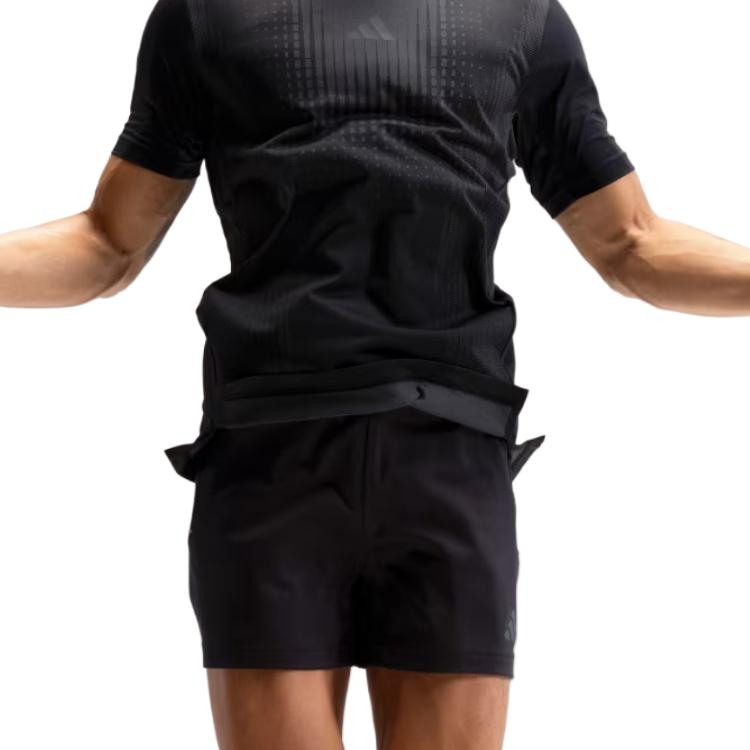 Шорты Free Shipping With AdiClub Airchill Shorts Adidas, черный/серый — фото 4