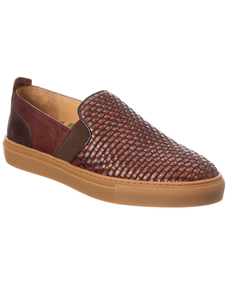 

Кроссовки-слайдеры Warfield & Grand Woven Leather, коричневый