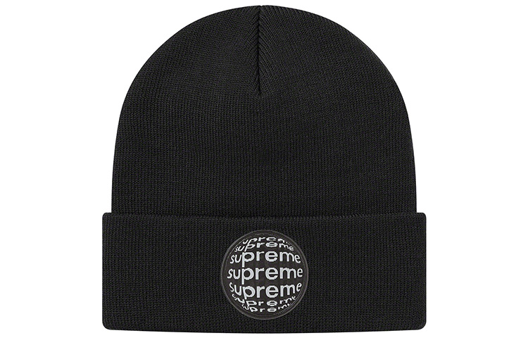 

Supreme Чепчик с объемной нашивкой, Black