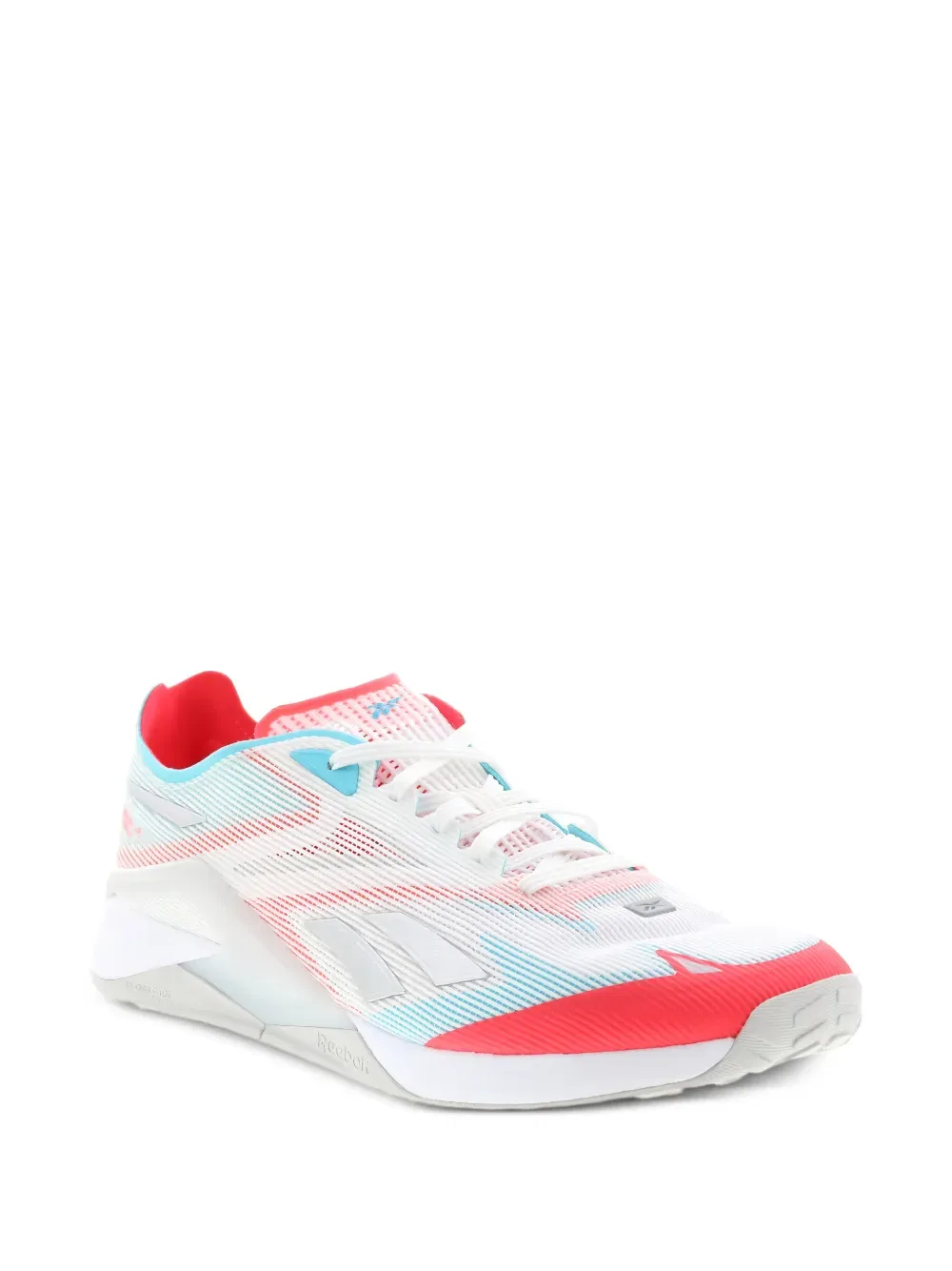 Низкие полосатые кроссовки Nano x2 Reebok, белый — фото 2