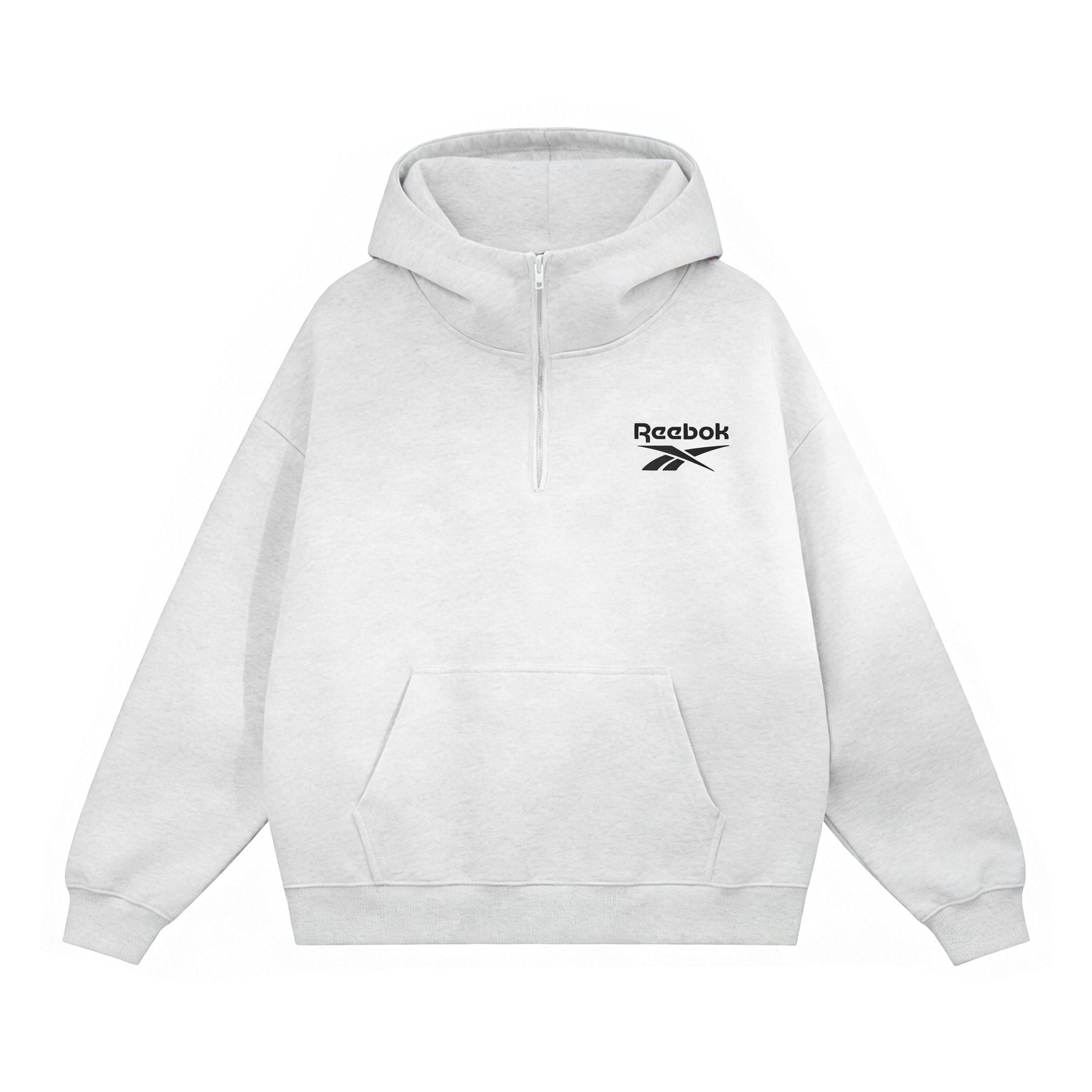 

Толстовка Unisex Hooded Moderate Heavyweight Reebok, бежевый серый