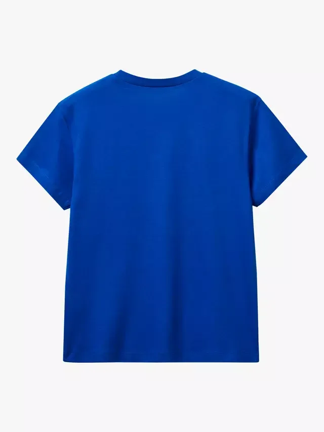 Детская футболка с графическим принтом United Benetton, Blue — фото 2
