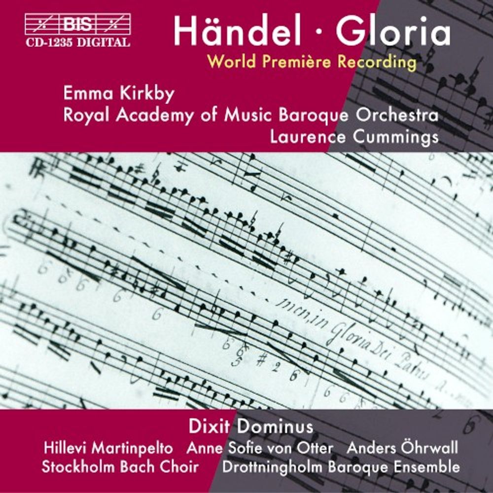 

Диск CD Handel: Gloria / Dxit Dominus - George Frideric Handel, Emma Kirkby, Royal Academy of Music Baroque Orchestra, Laurence Cummings