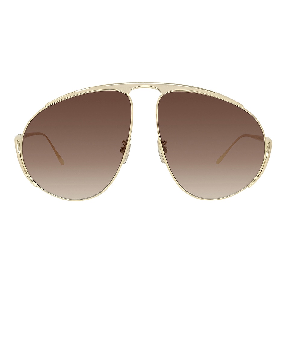 

Авиаторские солнцезащитные очки Loewe, Shiny Endura Gold & Gradient Brown