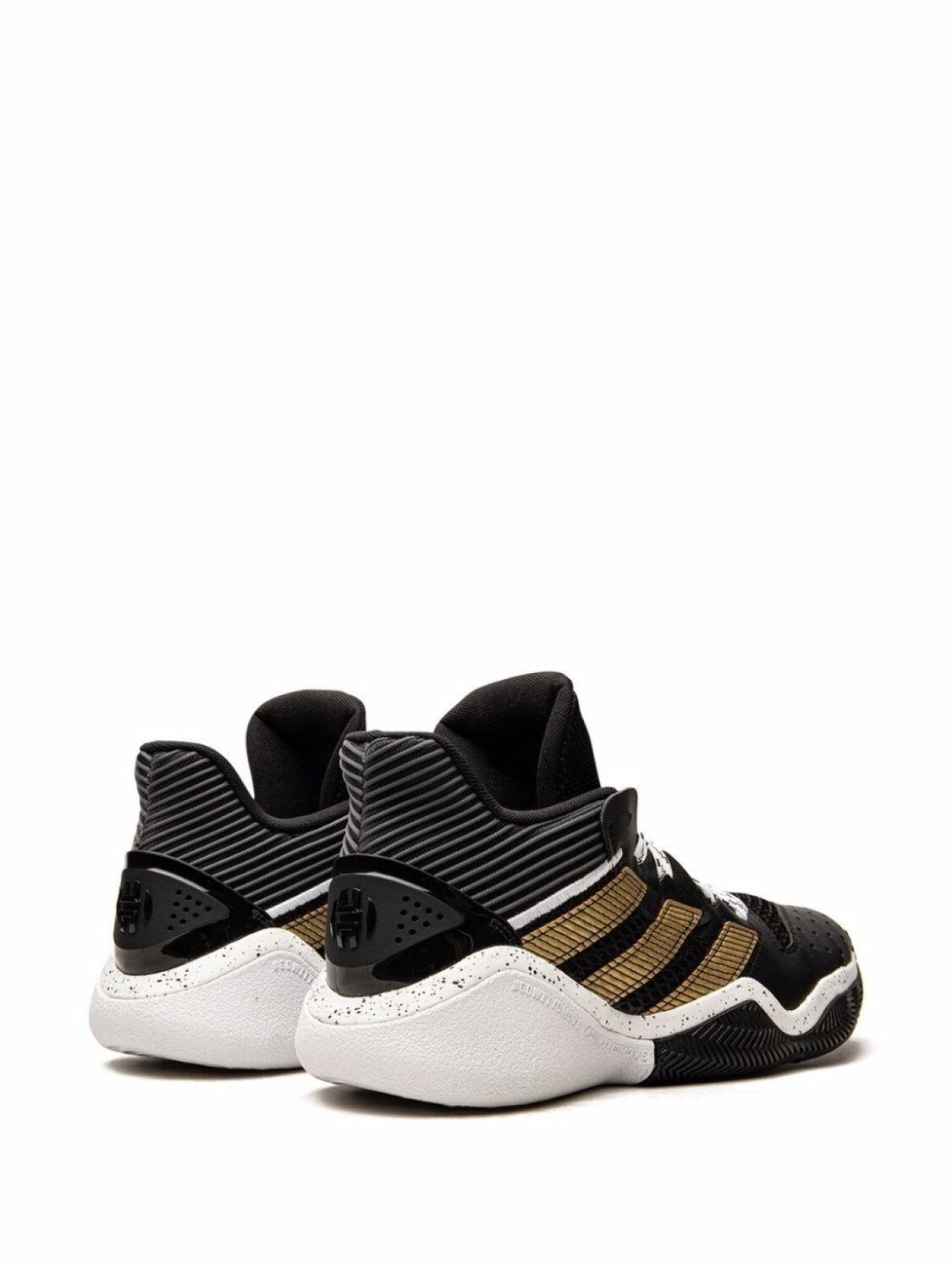Высокие кроссовки Harden Stepback Adidas, черный — фото 3
