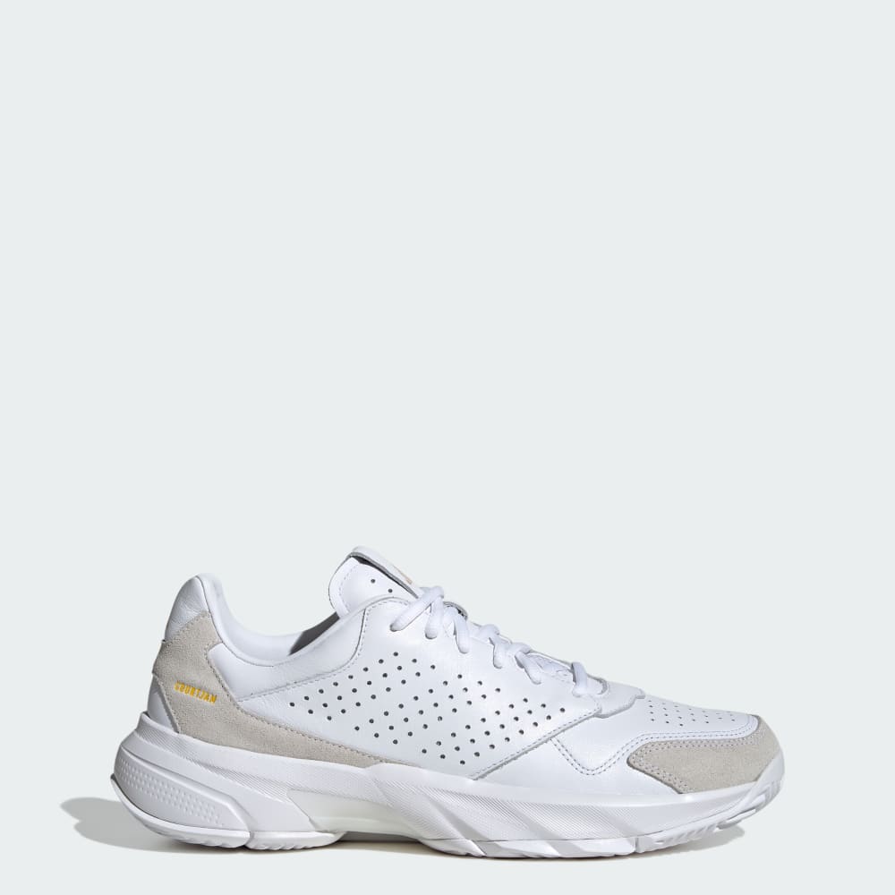 

Кроссовки Adidas Courtjam Control 3 Premium Tennis Shoes, цвет Cloud White/Cloud White/Cloud White