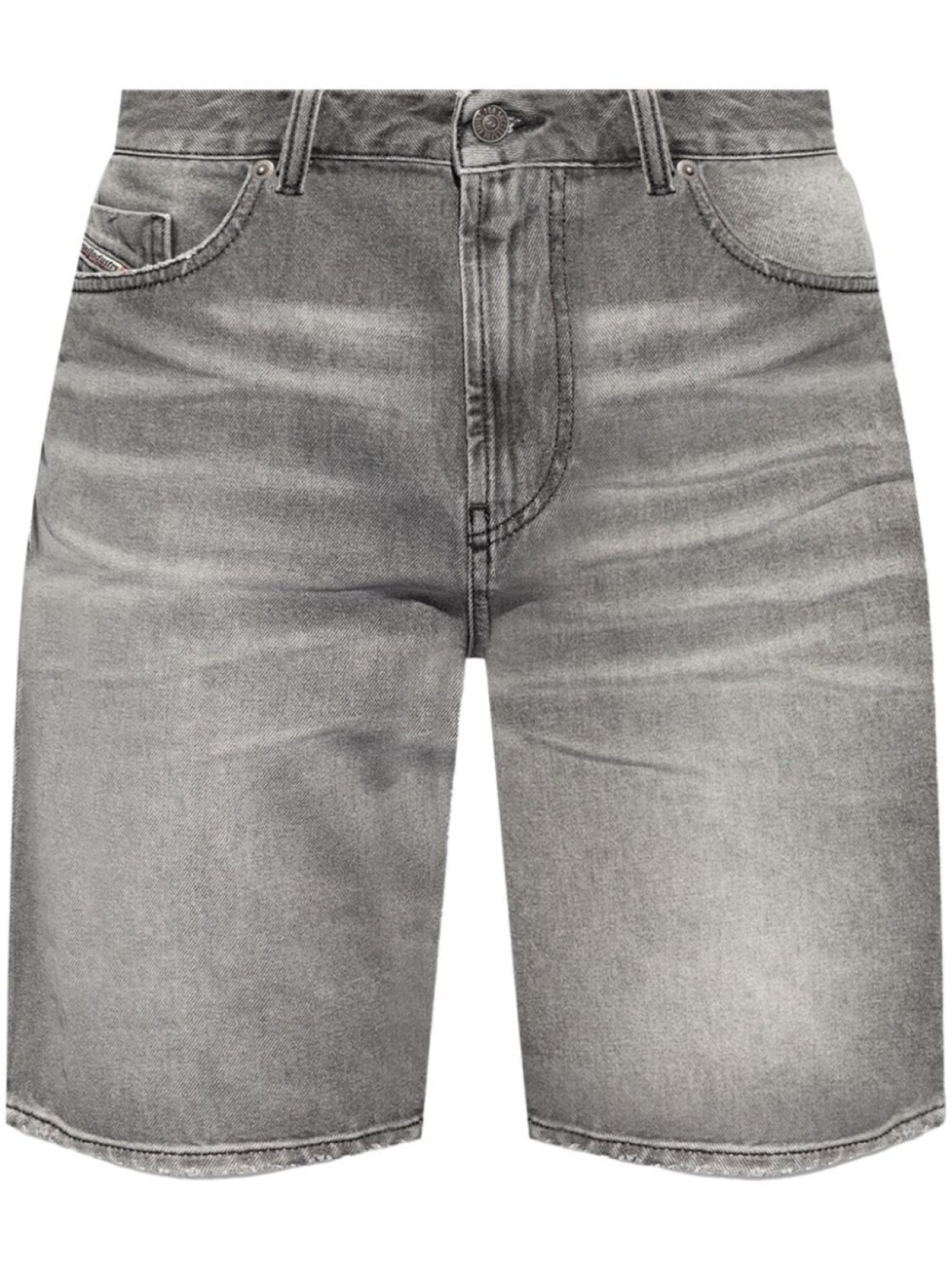 

Diesel хлопковые шорты D-Fin, серый