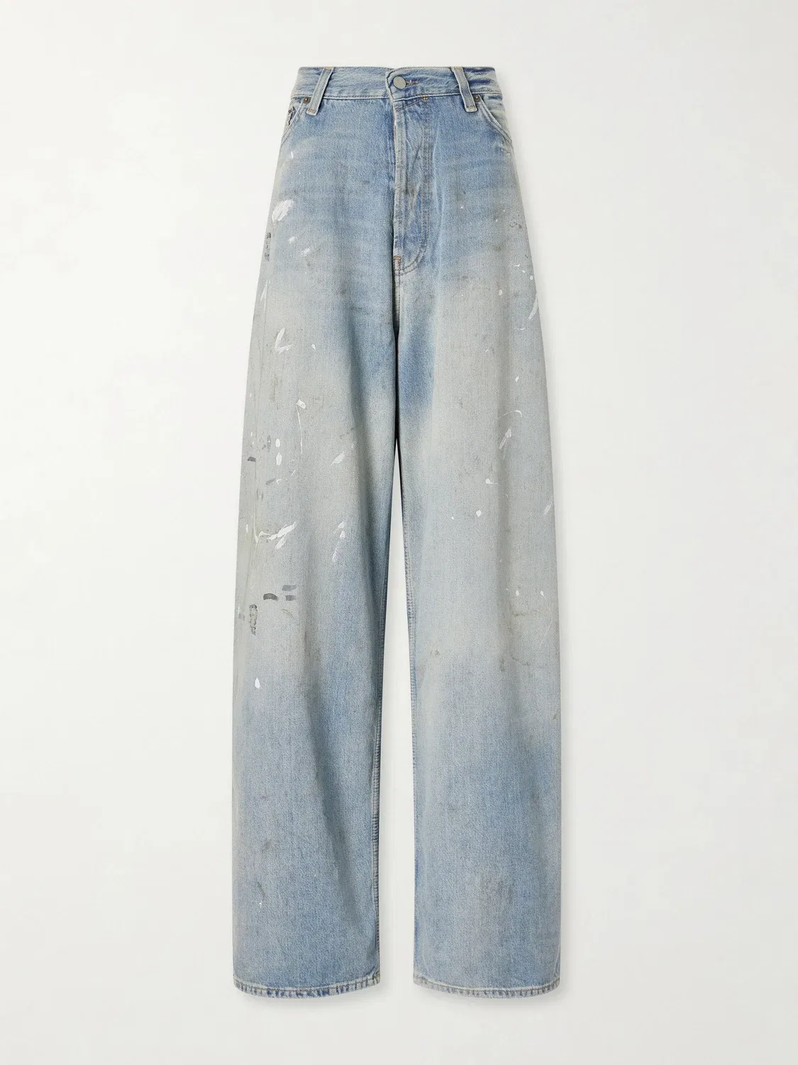Джинсы прямого кроя 2023 года Trafalgar Acne Studios, голубой