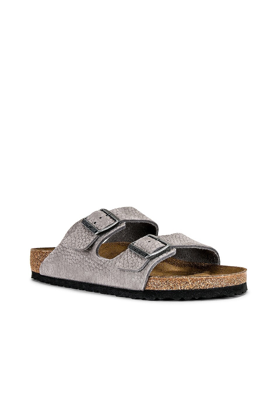 Шлепанцы Birkenstock Arizona, цвет Desert Buck & Whale Gray — фото 2