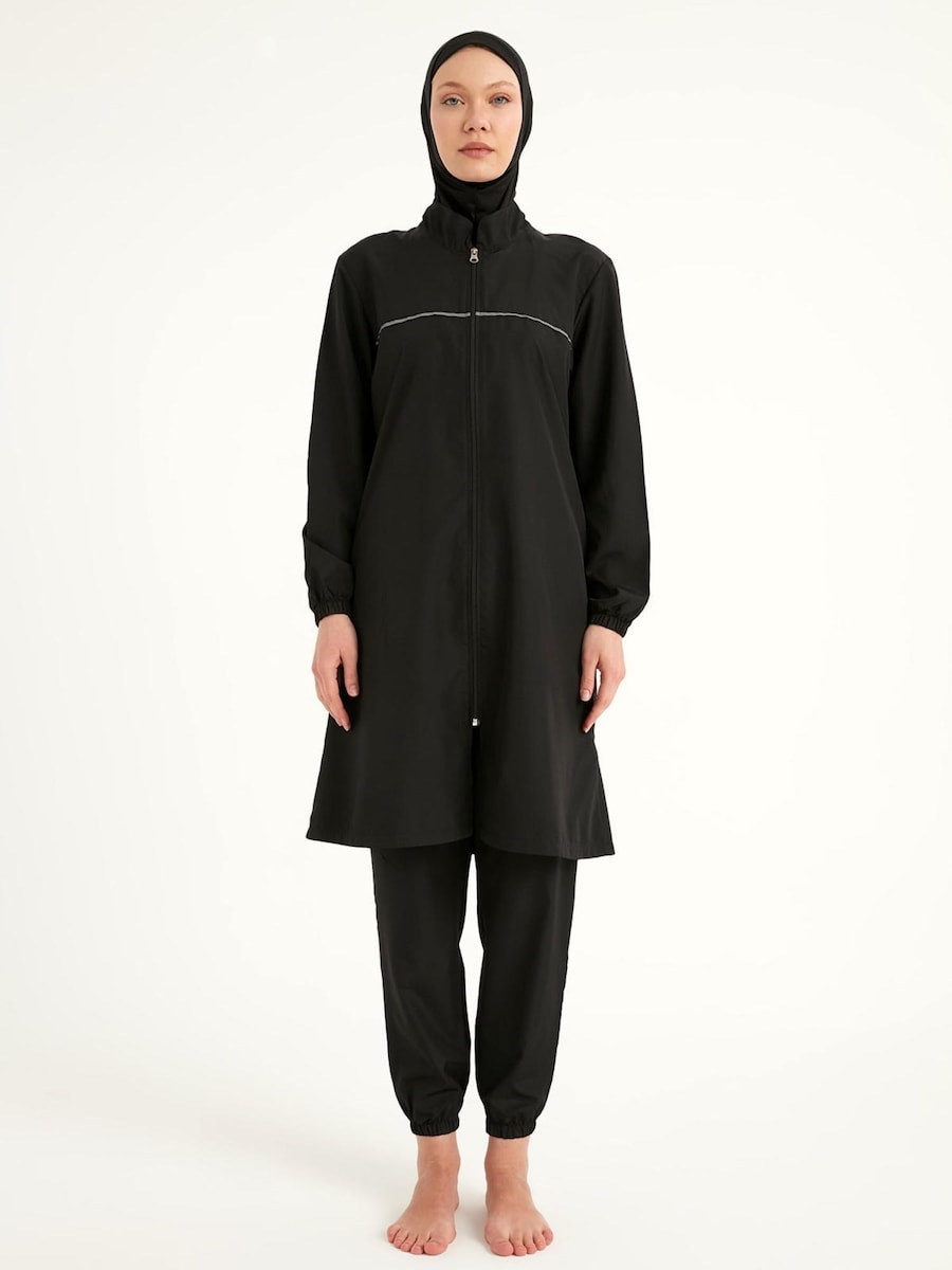 

Платье-купальник с высоким воротом Andalus by Marina A2501-1, черный