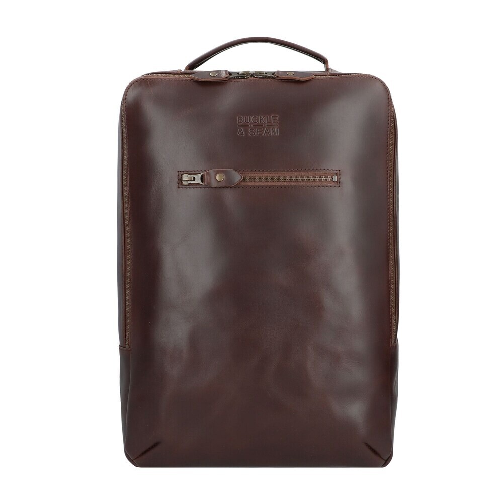 

Рюкзак Buckle & Seam Leon, темно коричневый